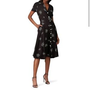 Polo Ralph Lauren Black Floral Dress